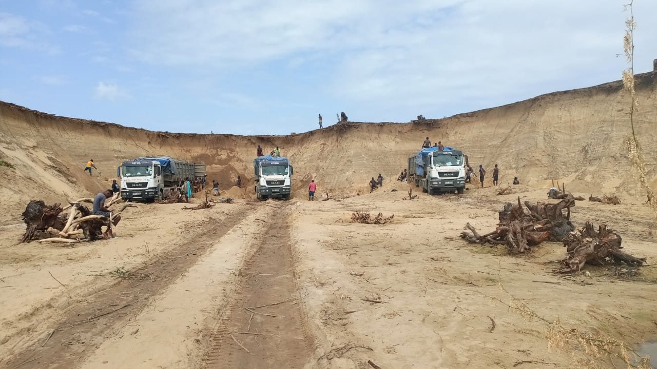 Heavy Off-Road Quarry Transport Operation
